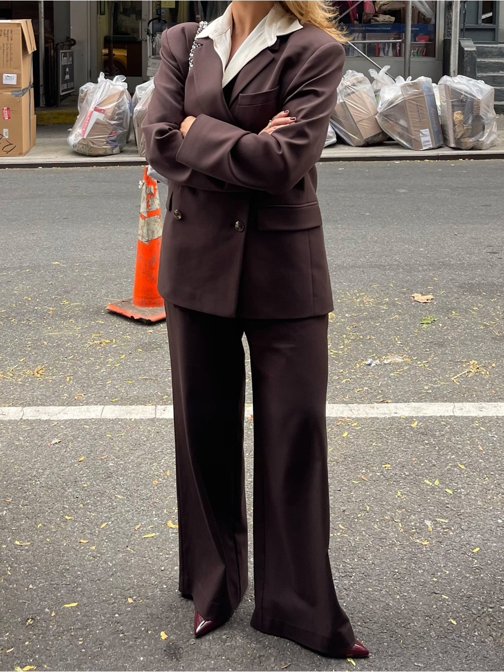 Djerf Avenue Everyday Pants Brown